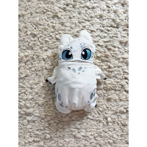 Girls Cubcoats Light Fury Jacket 4T White Blue Glow in the Dark